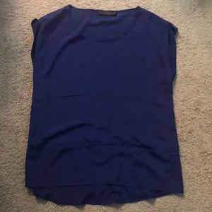 Blue lightweight blouse